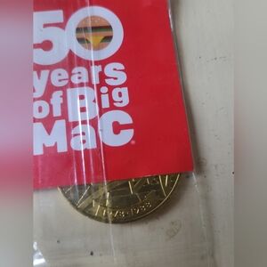 McDonald's 50 Years of Big Mac Red and Gold Collectible